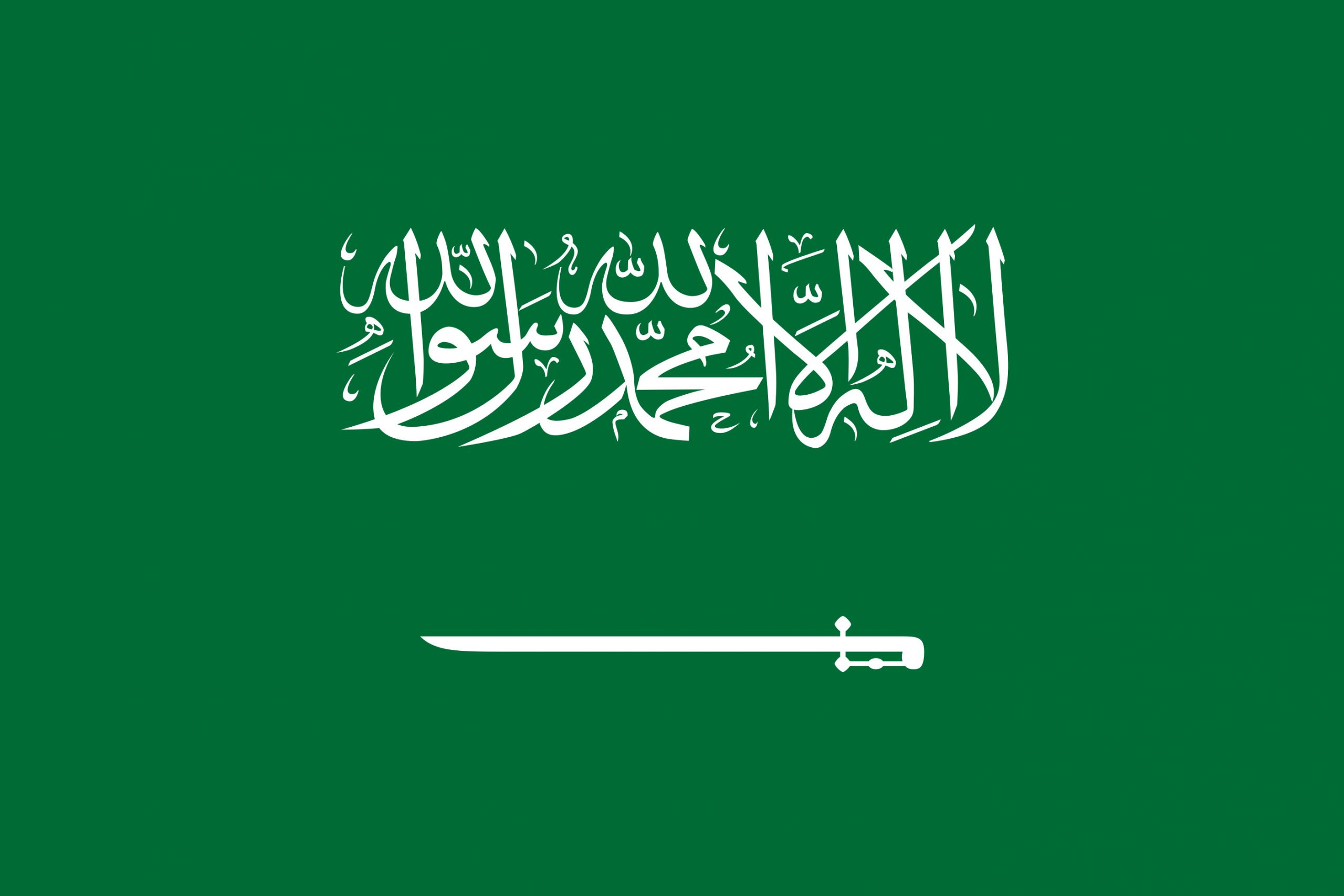 Flag of Saudi Arabia type 1 scaled